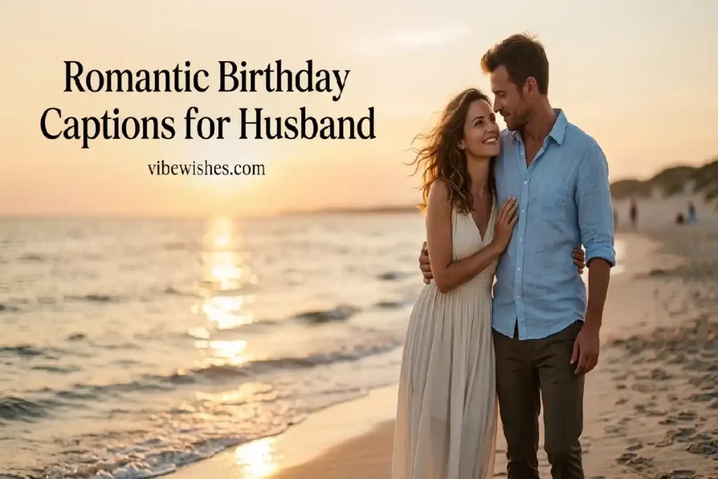 romantic birthday captions for husband emotional love quotes vibewishes.com