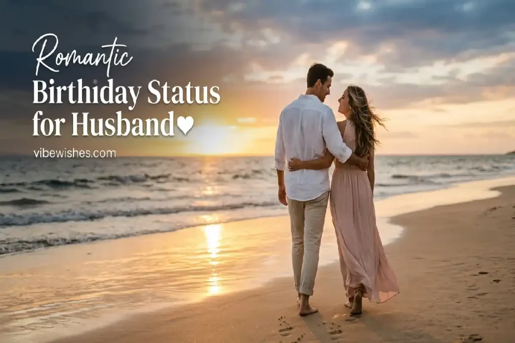 romantic birthday status for husband deep love WhatsApp messages