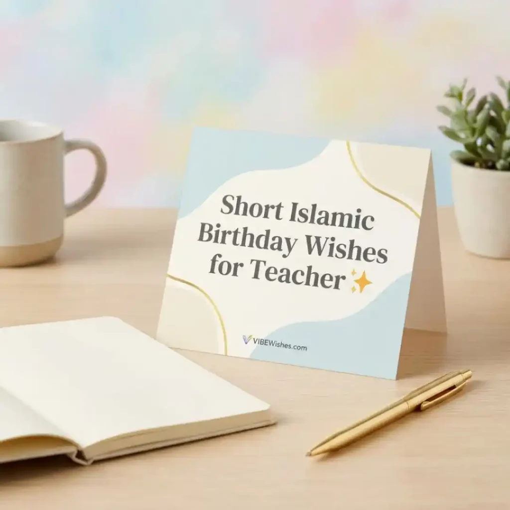A warm interaction showing respect and appreciation between individuals, representing deep gratitude and Islamic birthday wishes for teacher.