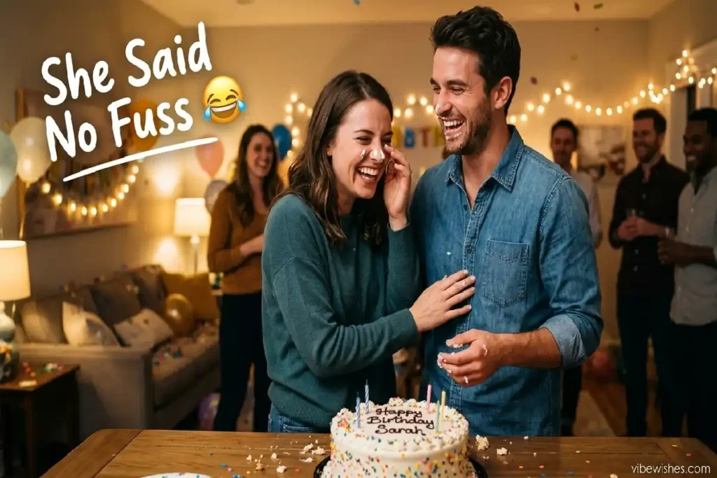 birthday video script for wife funny happy moment