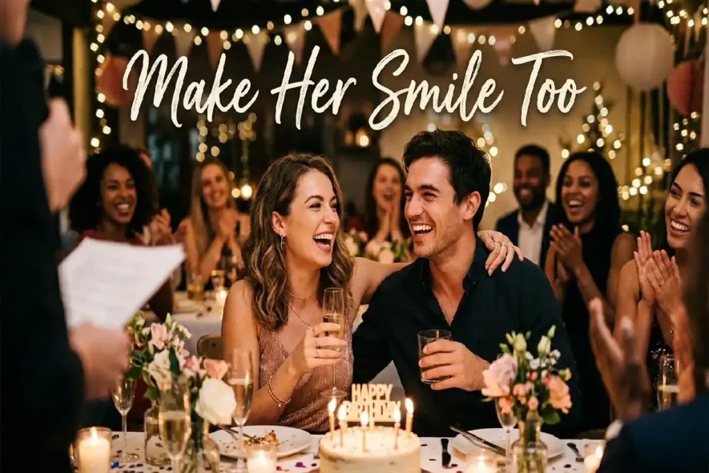 funny birthday speech for wife happy moment
