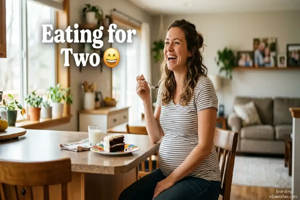 funny birthday wishes for pregnant wife cake moment