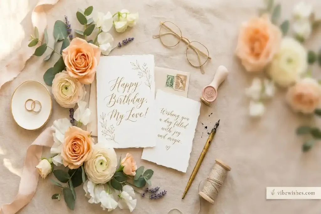 classic birthday card messages for husband warm romantic ideas