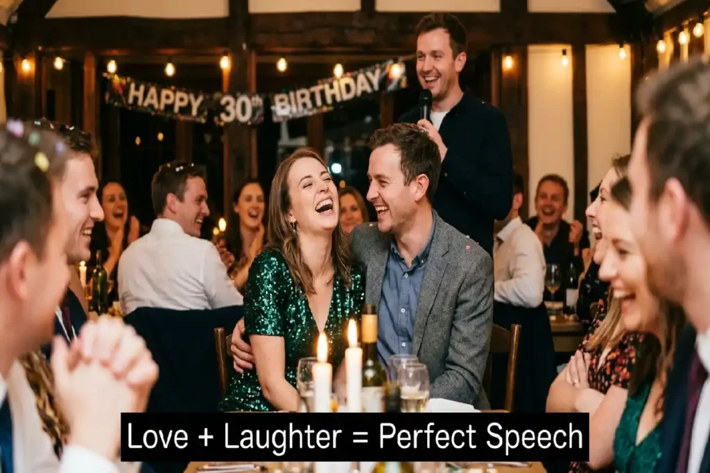 funny birthday speech for husband lighthearted romantic celebration moment