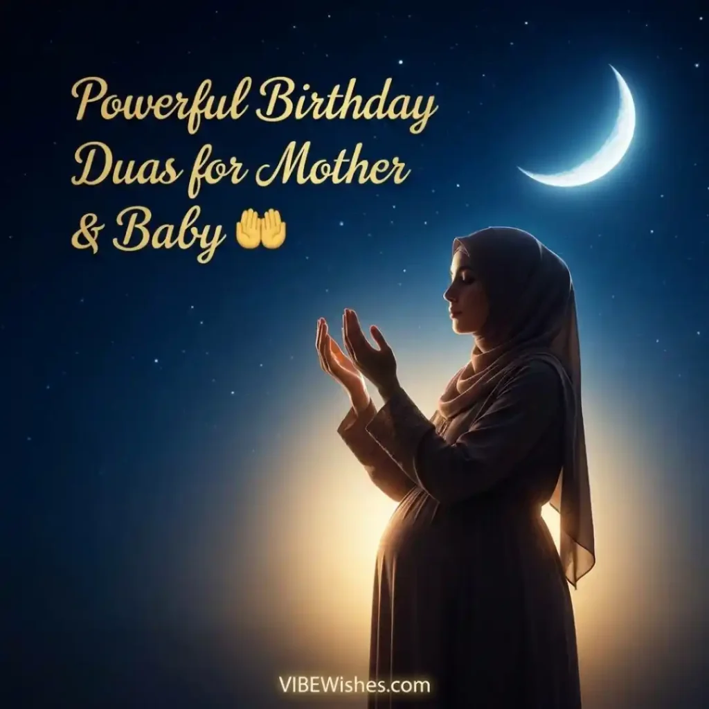 A warm family gathering illustration matching the theme of Islamic birthday wishes for pregnant wife.