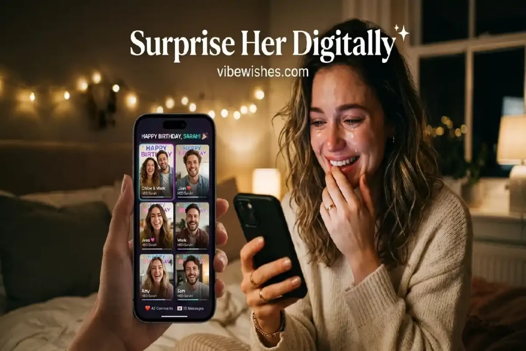 virtual birthday celebration for wife digital surprise ideas
