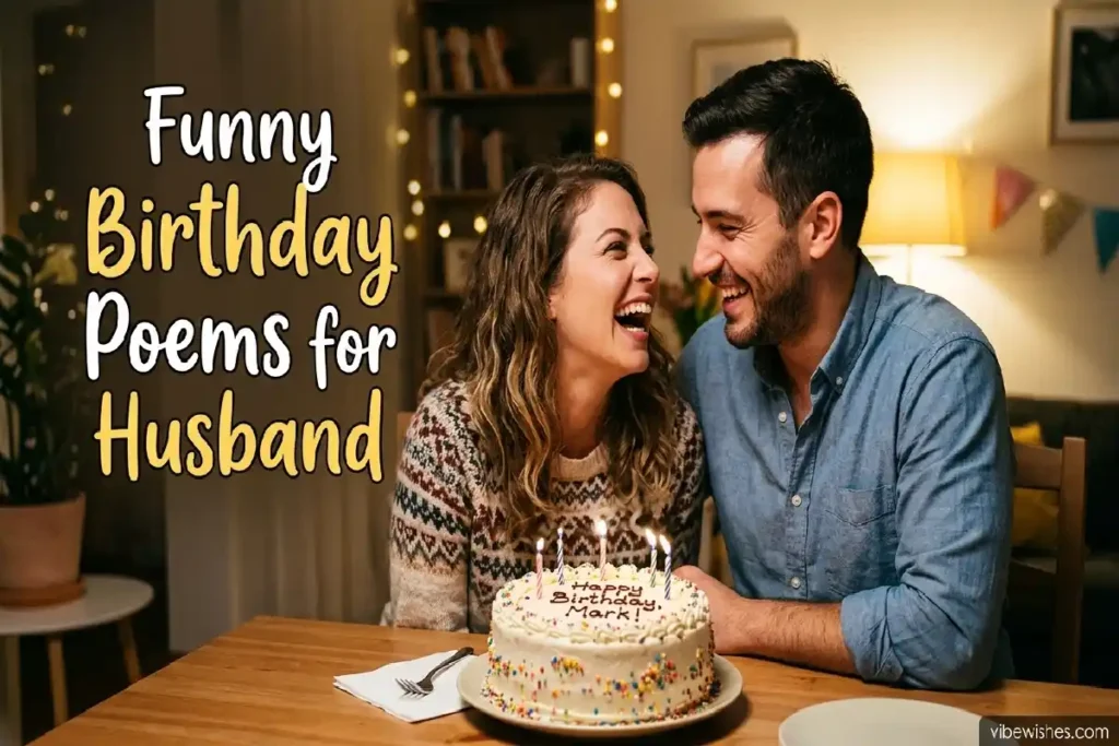 funny birthday poems for husband playful romantic celebration moment