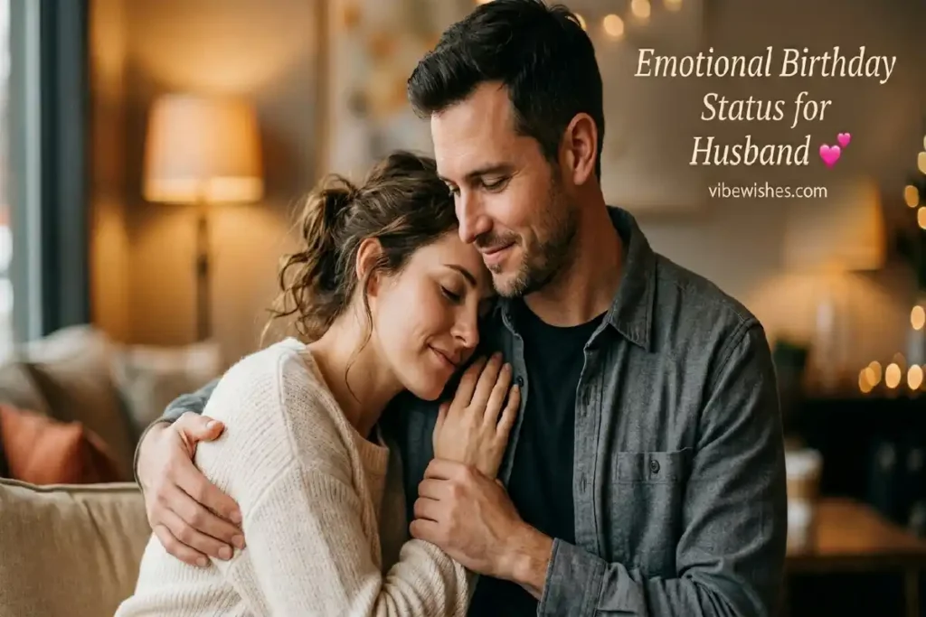 emotional birthday status for husband heartfelt WhatsApp message love