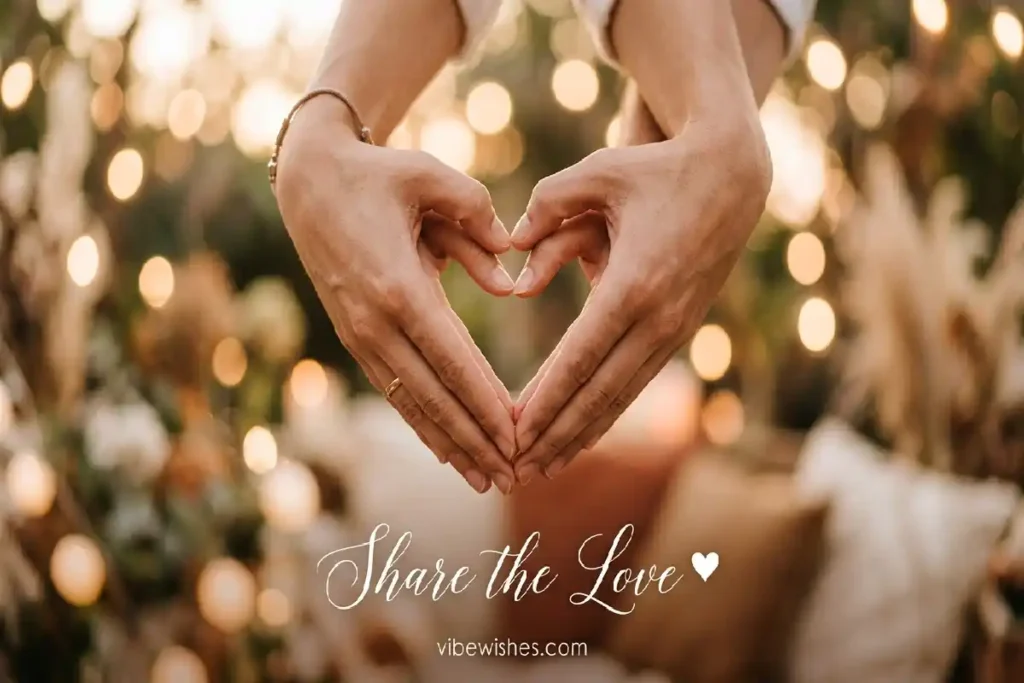 Heart shape hands image for sharing true love quotes