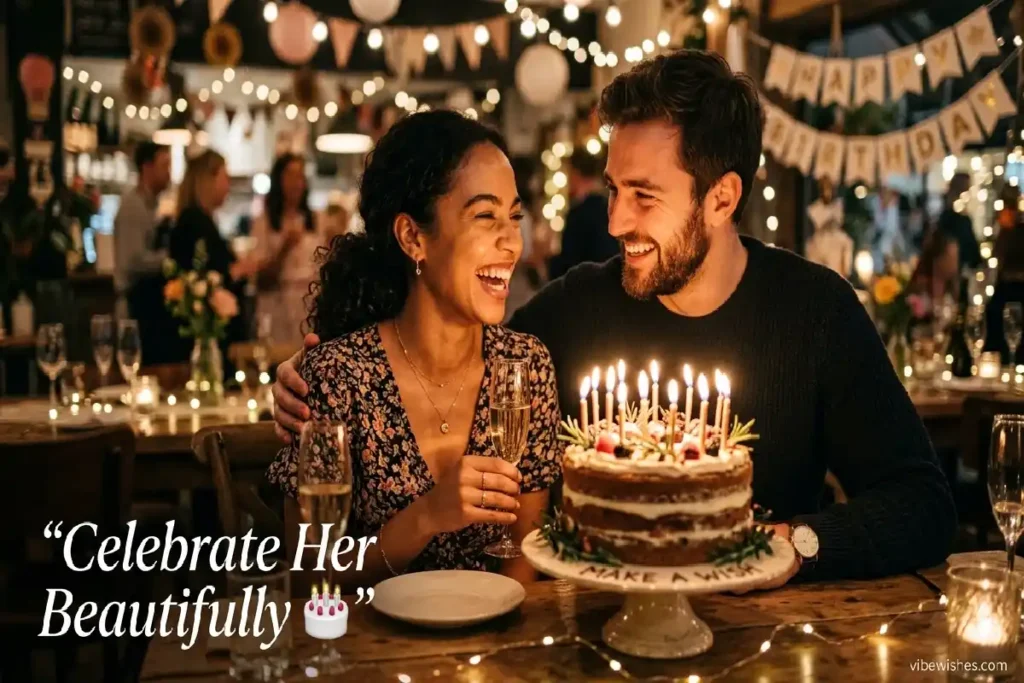 birthday WhatsApp status for wife celebration love