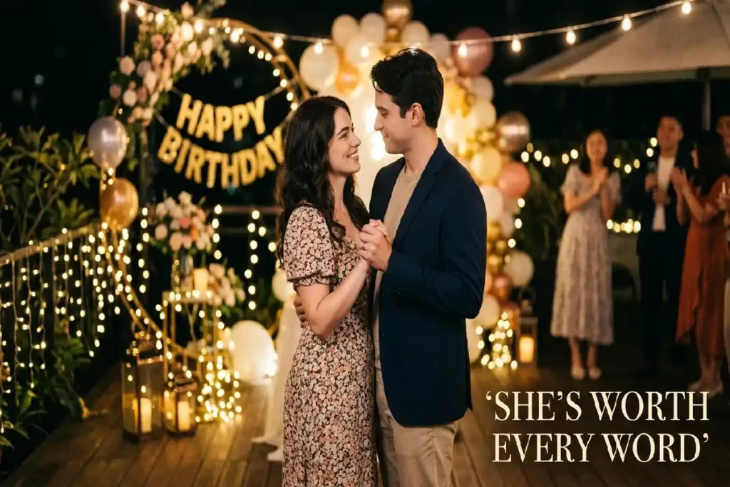 birthday banner for wife emotional celebration ending