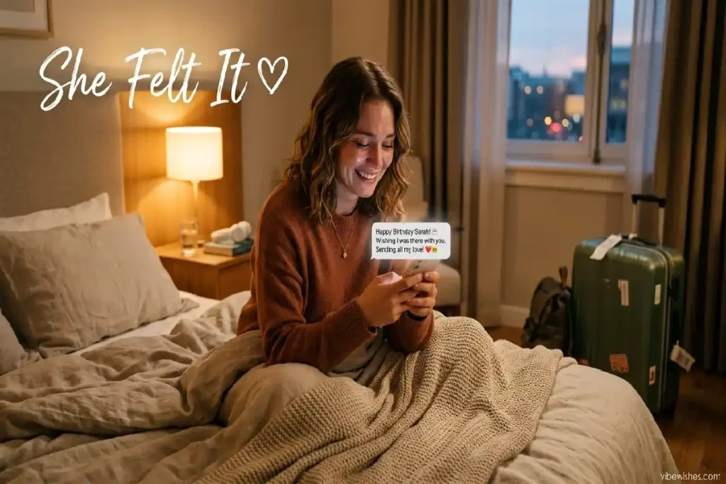 birthday wishes for wife traveling away emotional ending