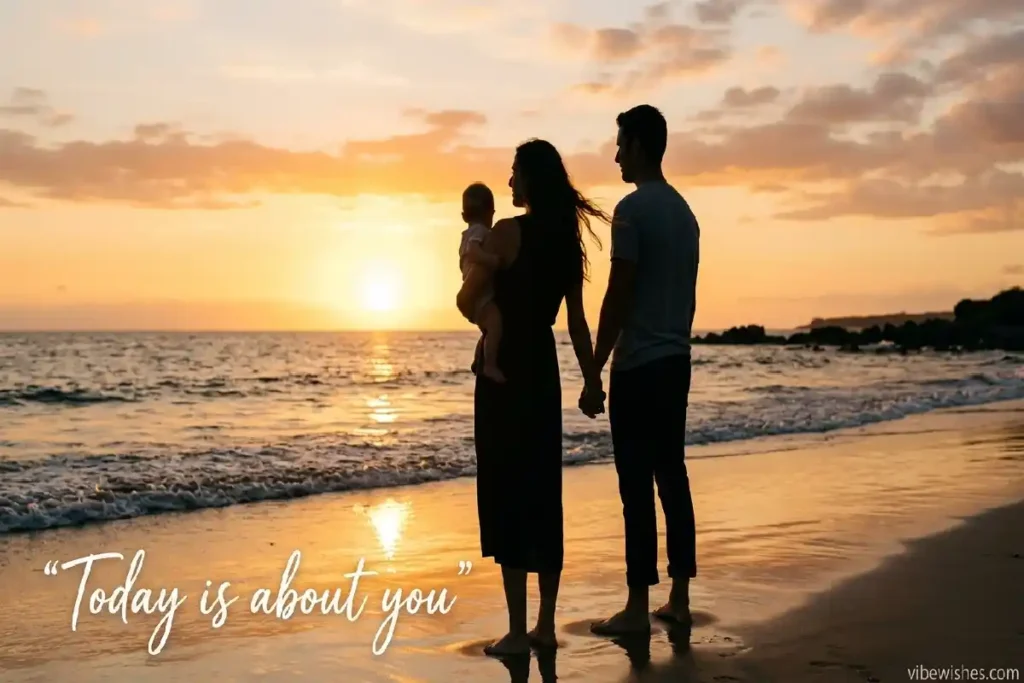 birthday wishes for new mom wife emotional family sunset