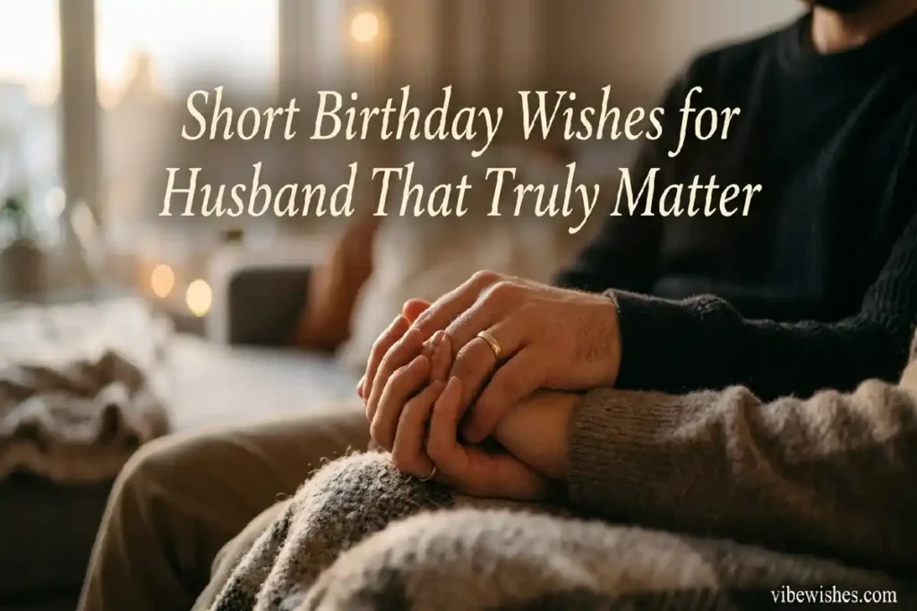 emotional short birthday wishes for husband meaningful love