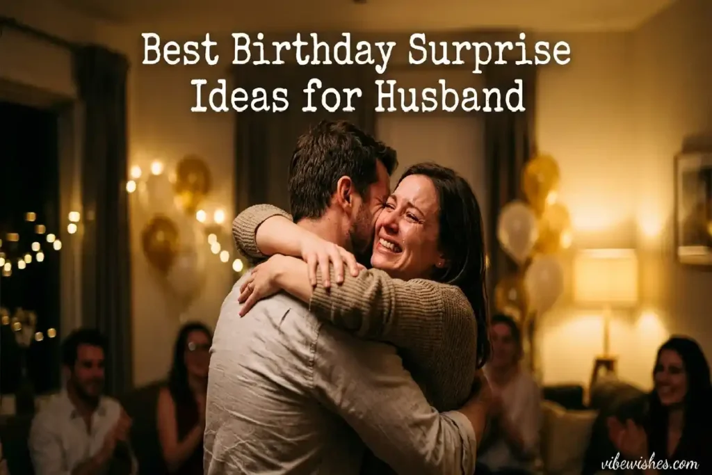best birthday surprise ideas for husband emotional couple moment
