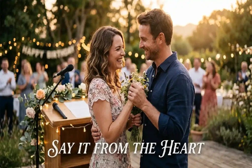 birthday speech for husband emotional ending love romantic moment