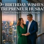 birthday wishes for entrepreneur husband feature image romantic emotional couple vibewishes.com