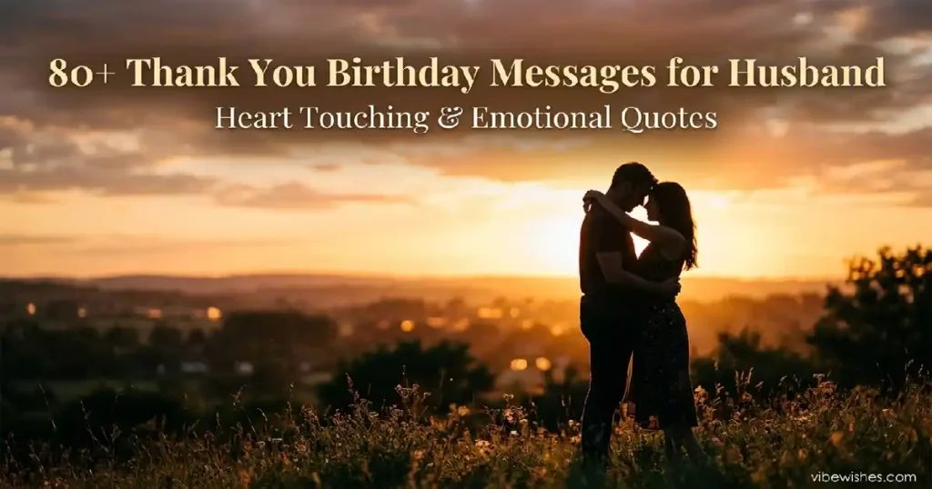 thank you birthday messages for husband romantic emotional image