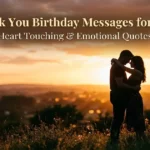 thank you birthday messages for husband romantic emotional image