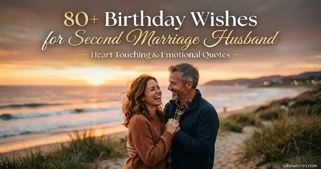 birthday wishes for second marriage husband romantic couple image