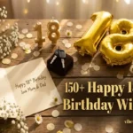 150+ heartfelt 18th birthday wishes — emotional, funny and romantic messages for every person at vibewishes.com