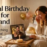 virtual birthday ideas for husband romantic video call celebration vibewishes.com