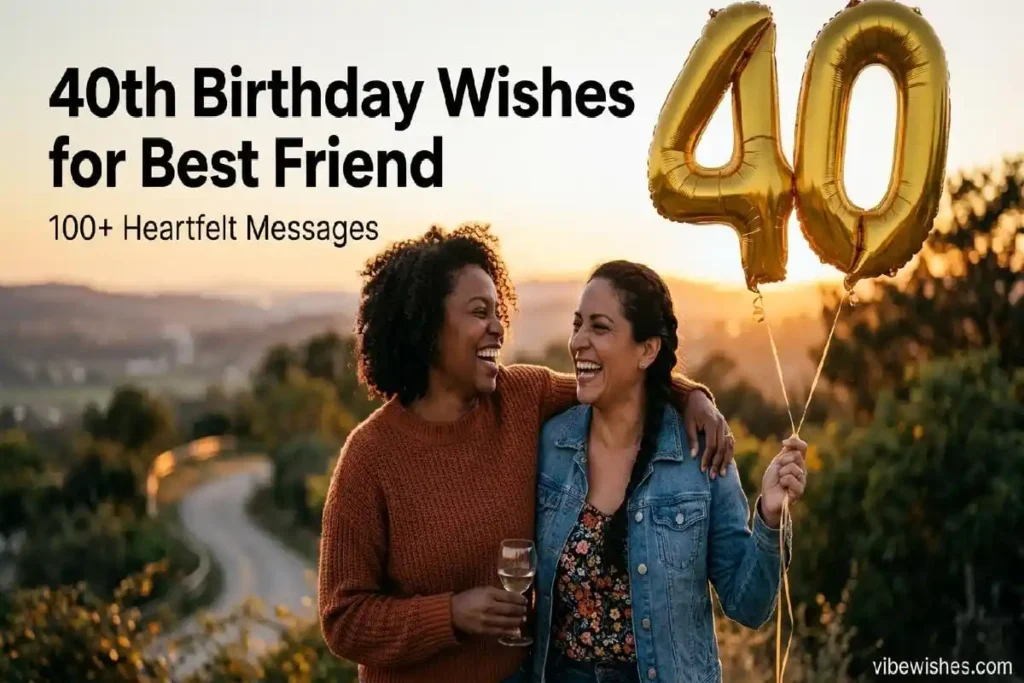 "Two adult sisters embracing lovingly at 40th birthday celebration - sweet birthday wishes for sister feature image"