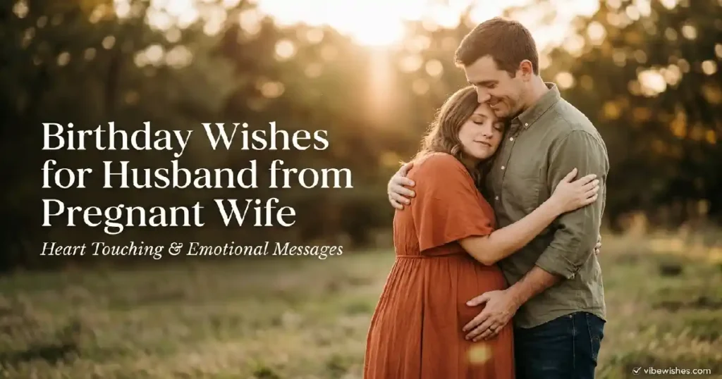 birthday wishes for husband from pregnant wife romantic emotional couple pregnancy moment vibewishes.com