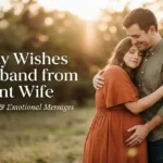 birthday wishes for husband from pregnant wife romantic emotional couple pregnancy moment vibewishes.com