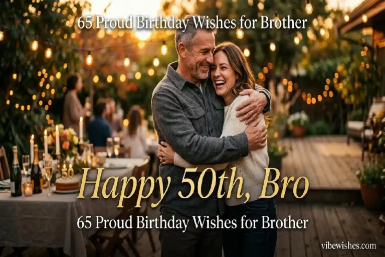 `50th birthday wishes for brother — cinematic image of siblings celebrating his proud half-century milestone birthday in golden light`