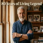 "Dignified 80-year-old father smiling with quiet strength during 80th birthday celebration, representing heartfelt birthday wishes for dad turning 80"