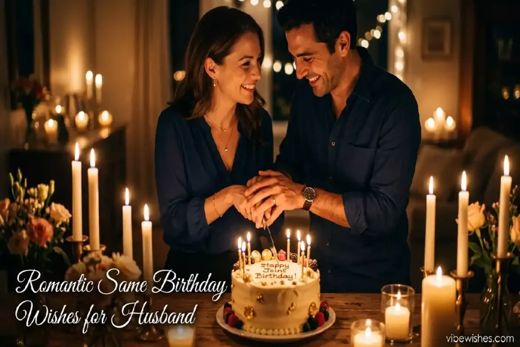 same birthday husband wife love celebration moment
