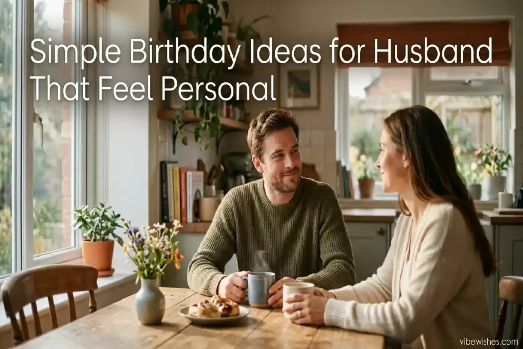 romantic simple birthday ideas for husband cozy morning celebration vibewishes.com