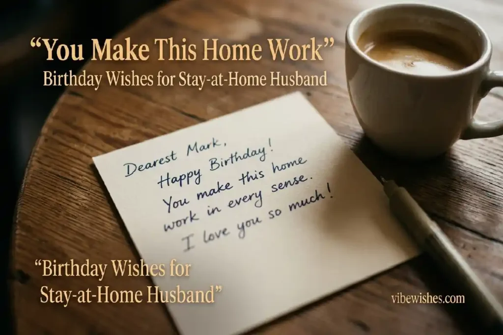 birthday wishes for stay-at-home husband appreciation message emotional handwritten card