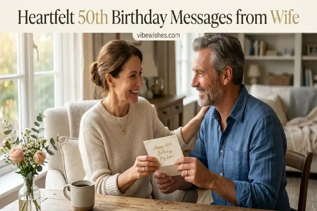 heartfelt 50th birthday wishes for mom from daughter — mother and daughter holding hands in golden light, emotional milestone