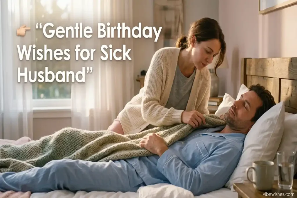 gentle birthday wishes for sick husband warm emotional healing vibewishes.com support message