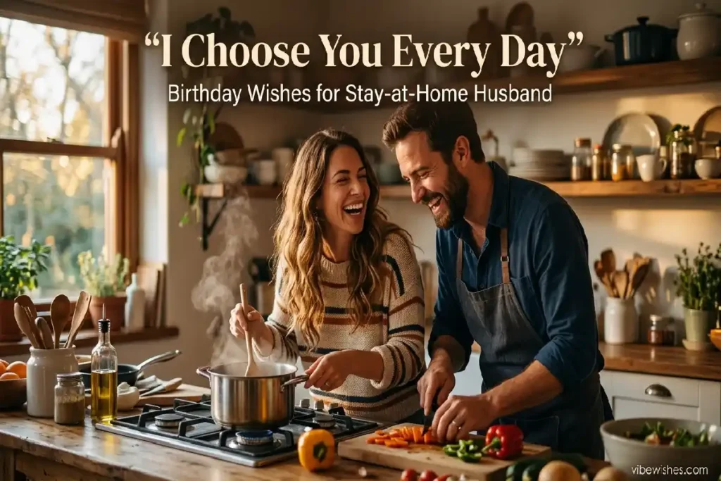 romantic birthday wishes for stay-at-home husband love emotional couple message