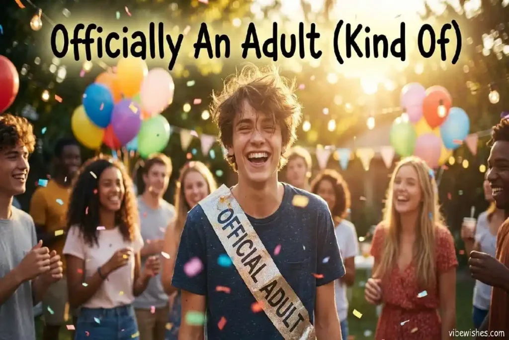 Deep and emotional 18th birthday wishes — heartfelt messages honoring the journey of turning 18 at vibewishes.com