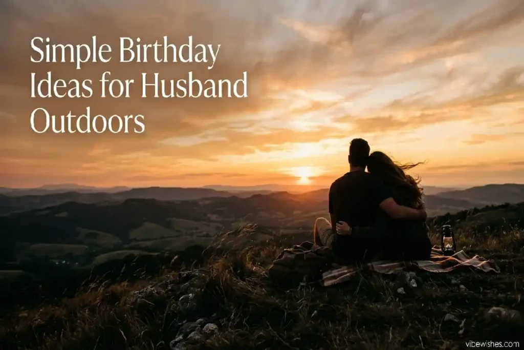 simple birthday ideas for husband sunset romantic outdoor date vibewishes.com