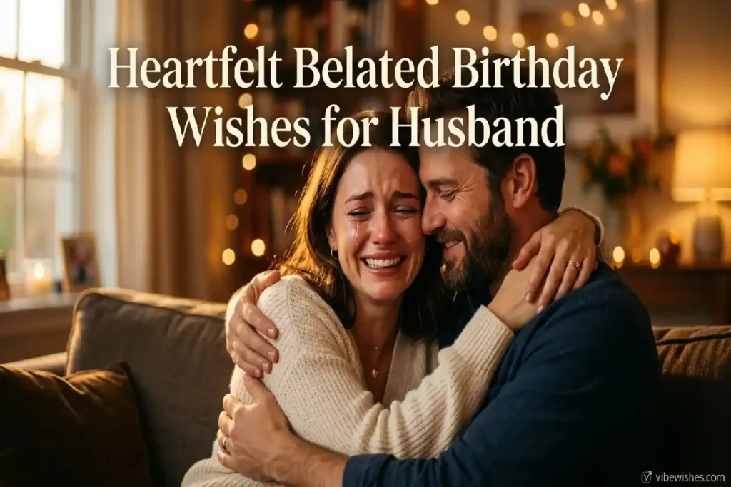 heartfelt belated birthday wishes for husband emotional love vibewishes.com