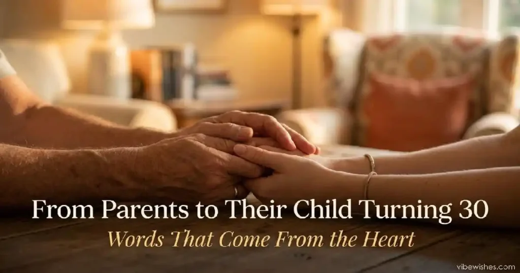 30th birthday wishes from parents — heartfelt messages for a child turning 30