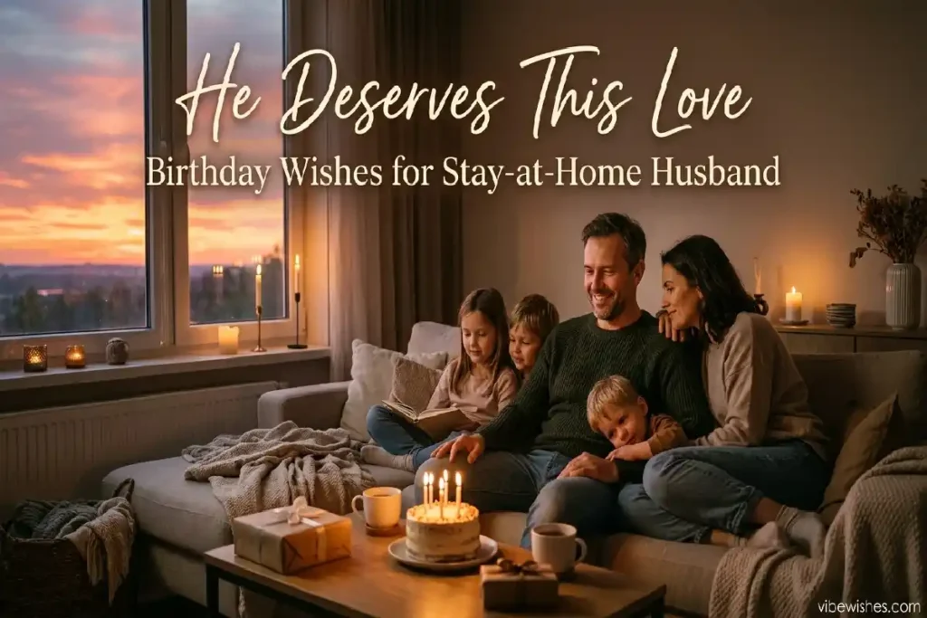 emotional birthday wishes for stay-at-home husband appreciation conclusion message