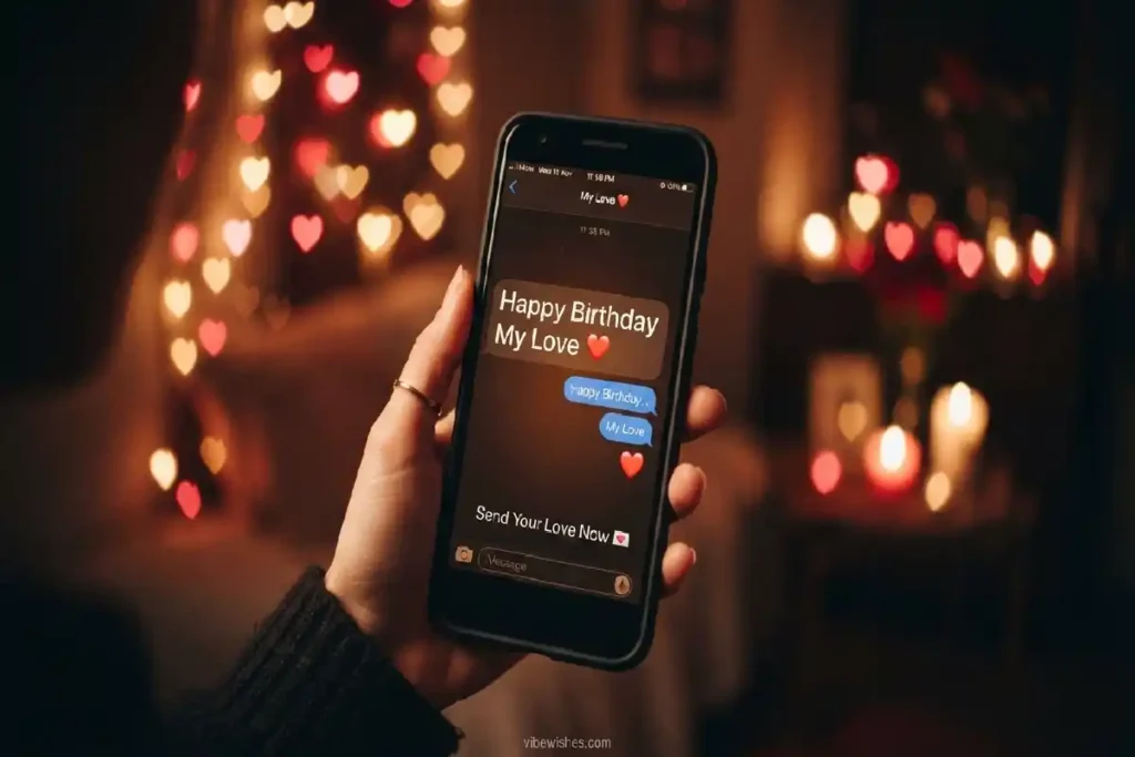send long distance birthday wishes for husband message emotional vibewishes.com