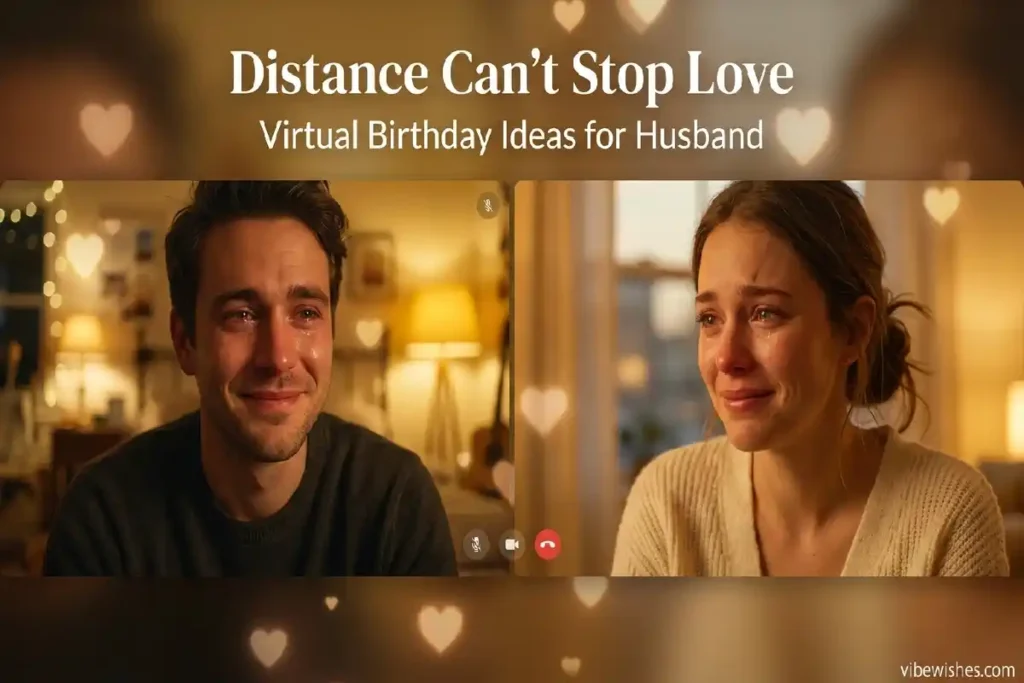 virtual birthday ideas for husband emotional farewell video call love vibewishes.com