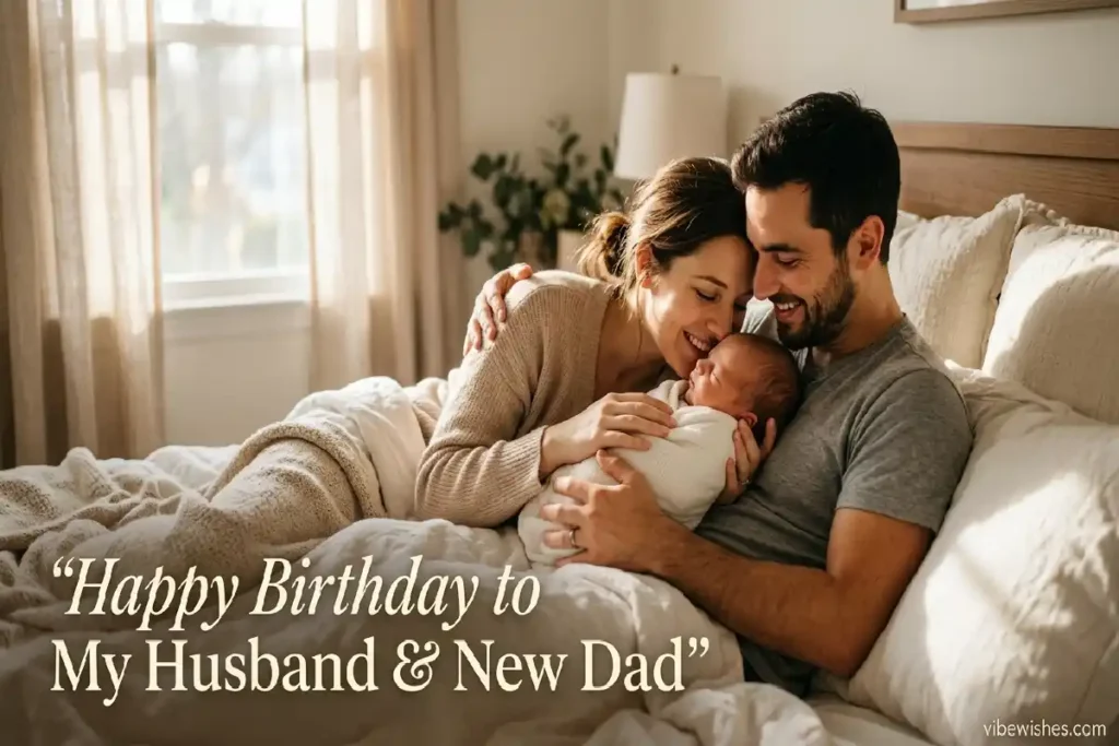 happy birthday wishes for husband from new mom emotional family bonding conclusion