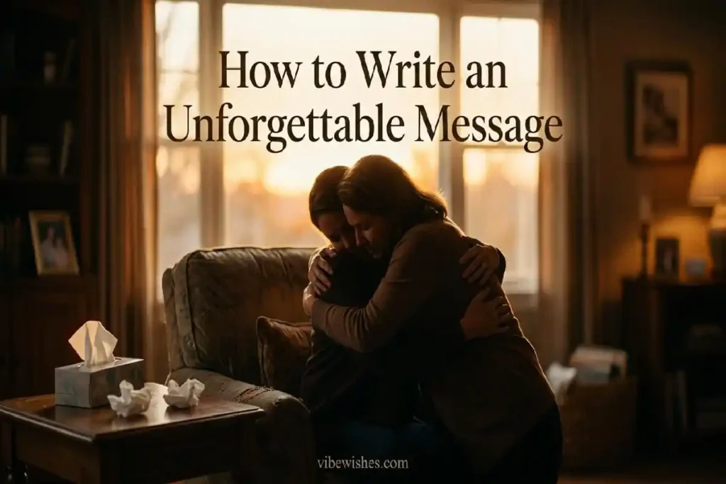 "Emotional mother-daughter embrace during 80th birthday celebration, illustrating how to write meaningful birthday messages for mom"